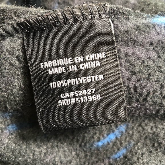 Mountain Ridge Men’s Fleece Wolf Design Size Large Full Zip Jacket - Picture 9 of 9